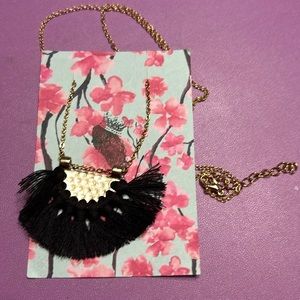 Black and gold necklace